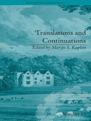 cover image of Translations and Continuations